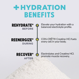CON-CRĒT® Creatine HCl + Hydration