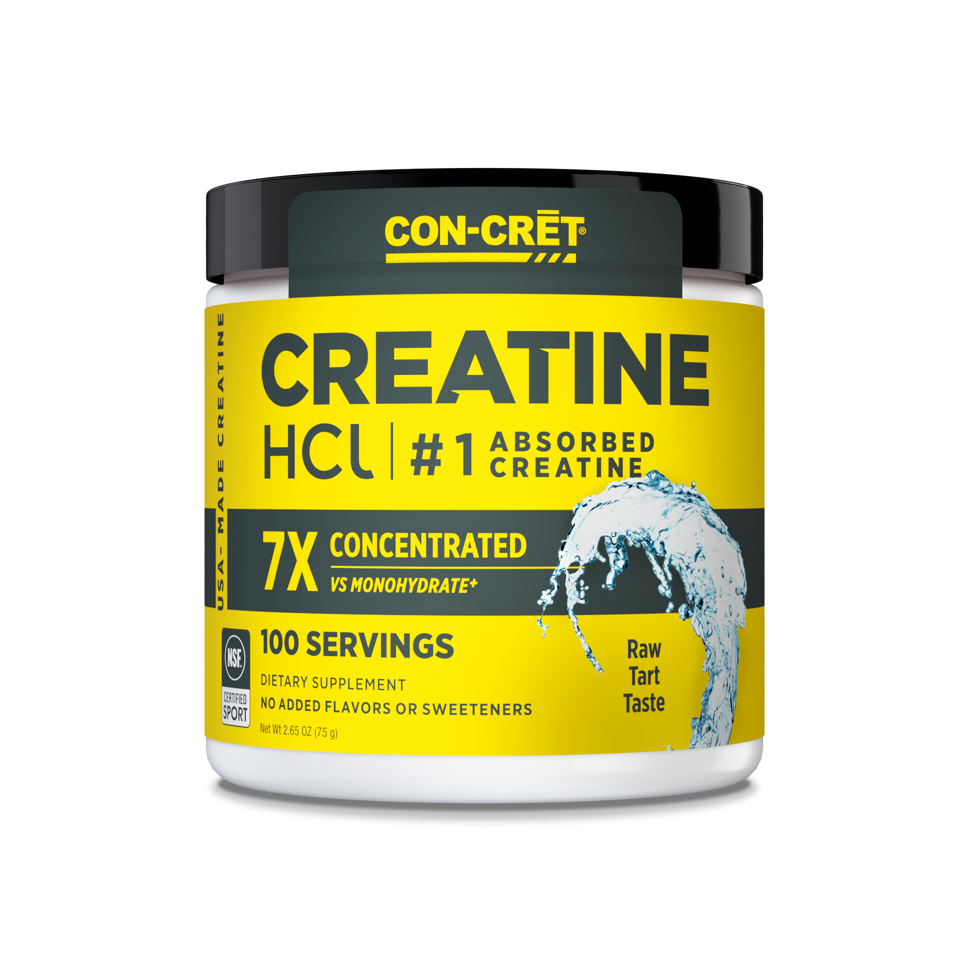 CON-CRĒT® Creatine HCl Powder - Unflavored