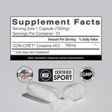 CON-CRĒT® Creatine HCl Capsules