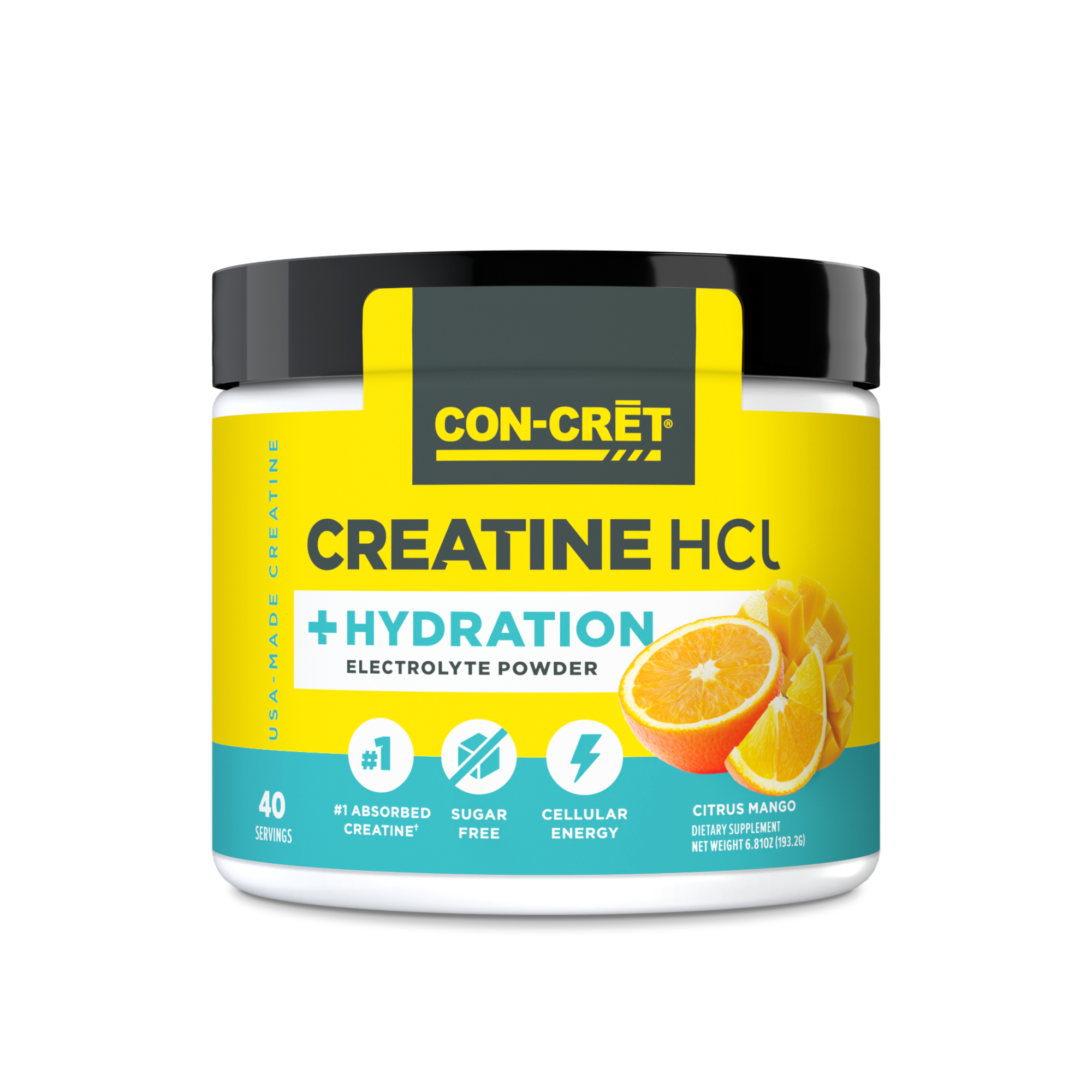 CON-CRĒT® Creatine HCl + Hydration